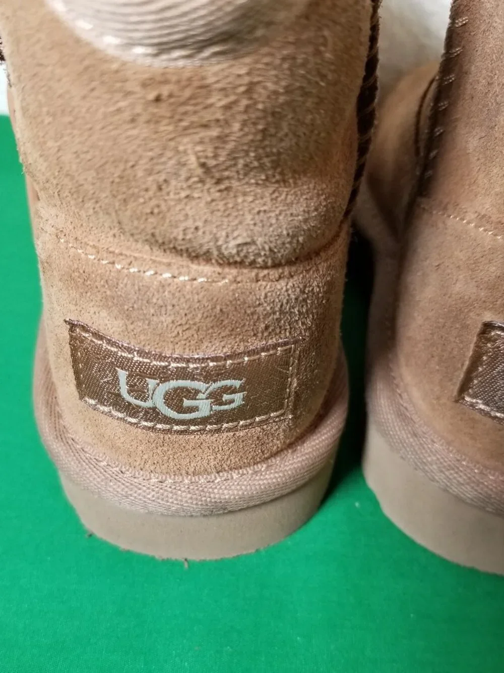 UGG Adri Classic Mini Boot Chestnut Suede Toddler Girls Size 8